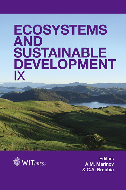 Ecosystems and Sustainable Development IX